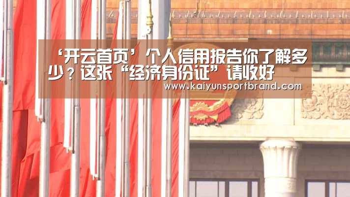 ‘开云首页’个人信用报告你了解多少?这张“经济身份证”请收好(图4) 开云首页
